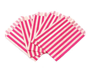 Pink Candy Stripe Bags 10